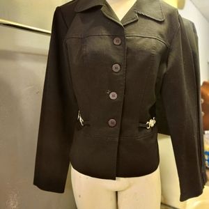 Y2K Black Blazer XOXO Sz L